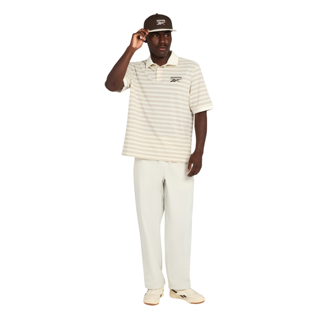 매너스 골프 x 리복 클럽 팬츠 페블(Manors Golf X Reebok Club Pant Pebble) - 2