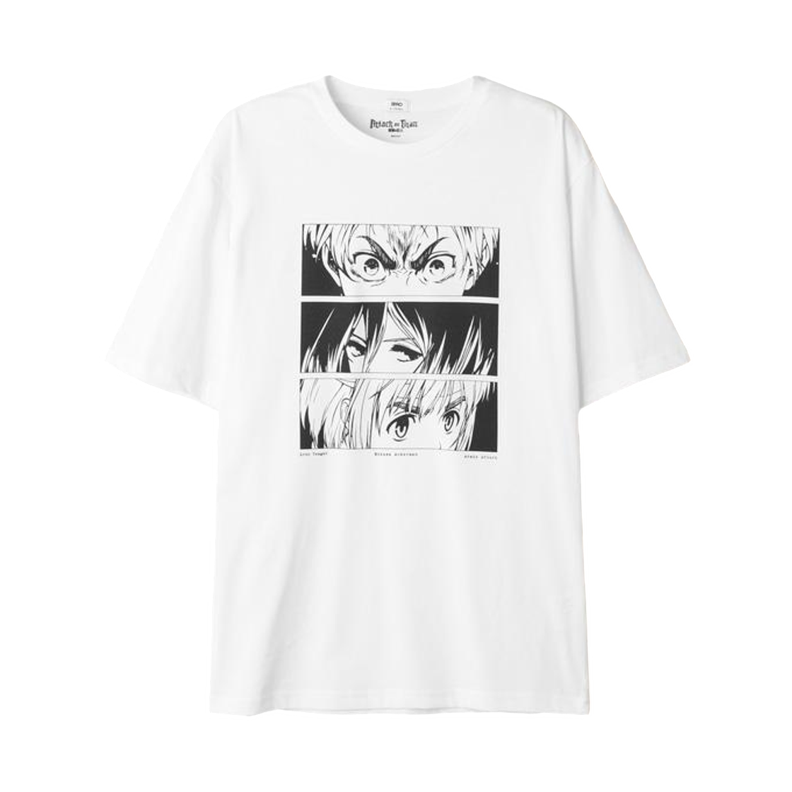 SPRLG49U02 Spao x Attack on Titan Short Sleeve T-Shirt White