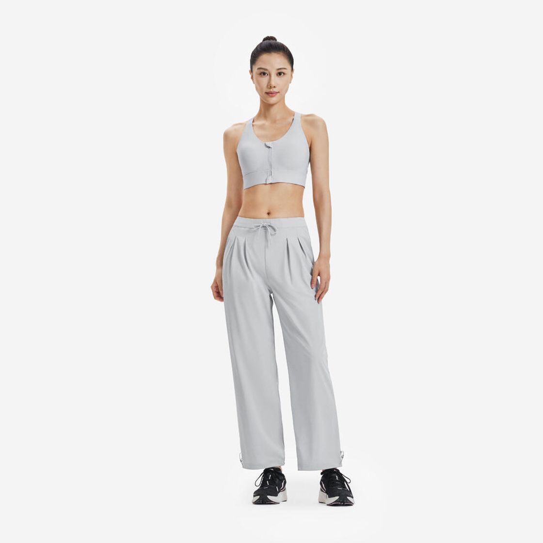 데카트론 여성 러닝 바지 런 드라이 쿨링 500 실버 그레이(Decathlon Women's Running Pants Run Dry Cooling 500 Silver Grey) - 2