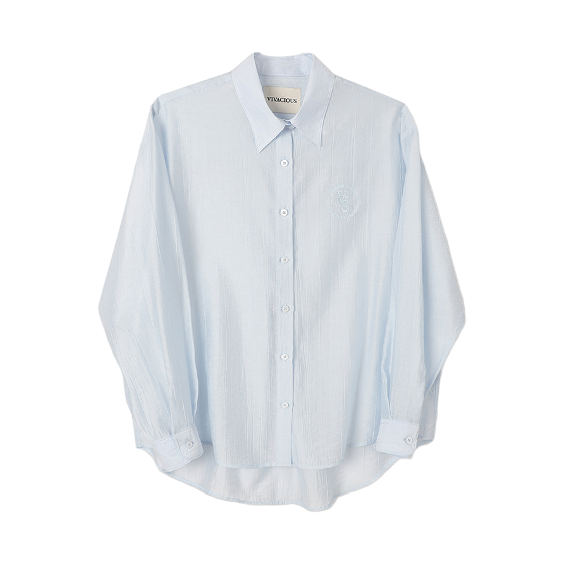 VV51SH06SOR VIVACIOUS Cencel Seethrough Classic Shirt Solid SORA
