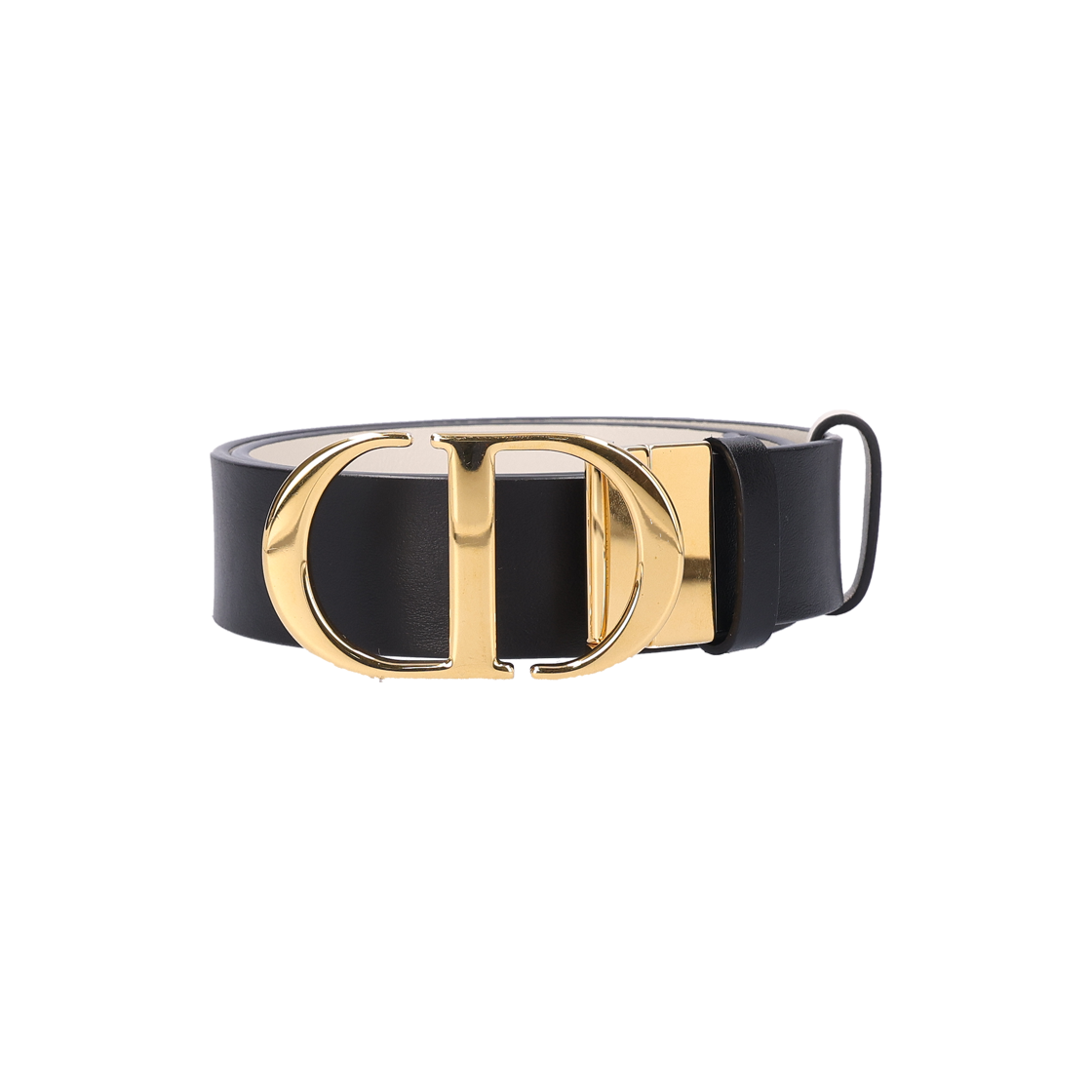 IT4734WM935I Dior Smooth Calfskin Belt Black & Latte