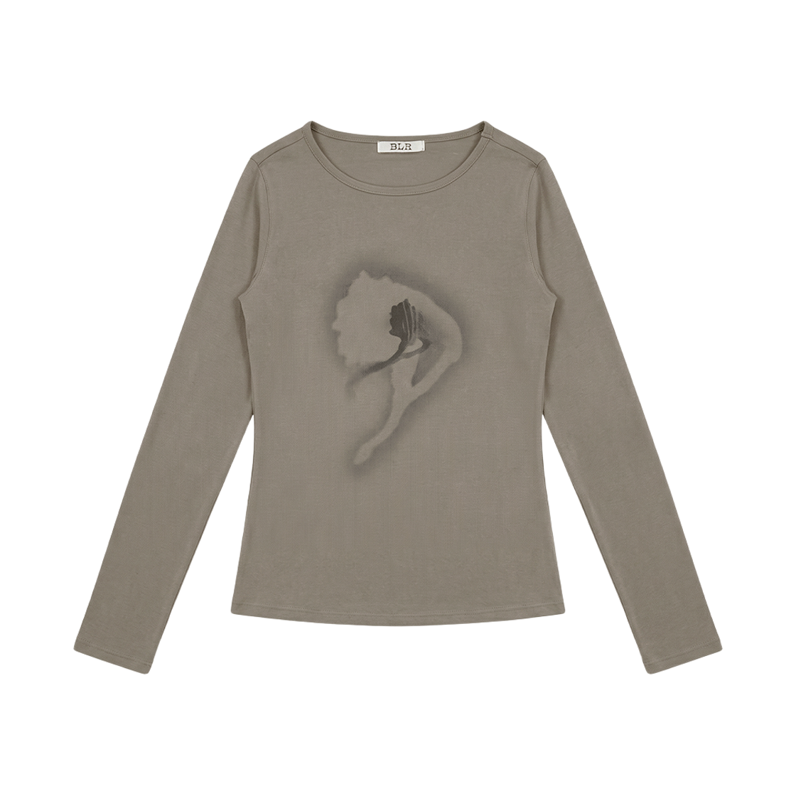 비엘알 트레이스드 플라워 롱슬리브 베이지(BLR Traced Flower Long Sleeve Beige)