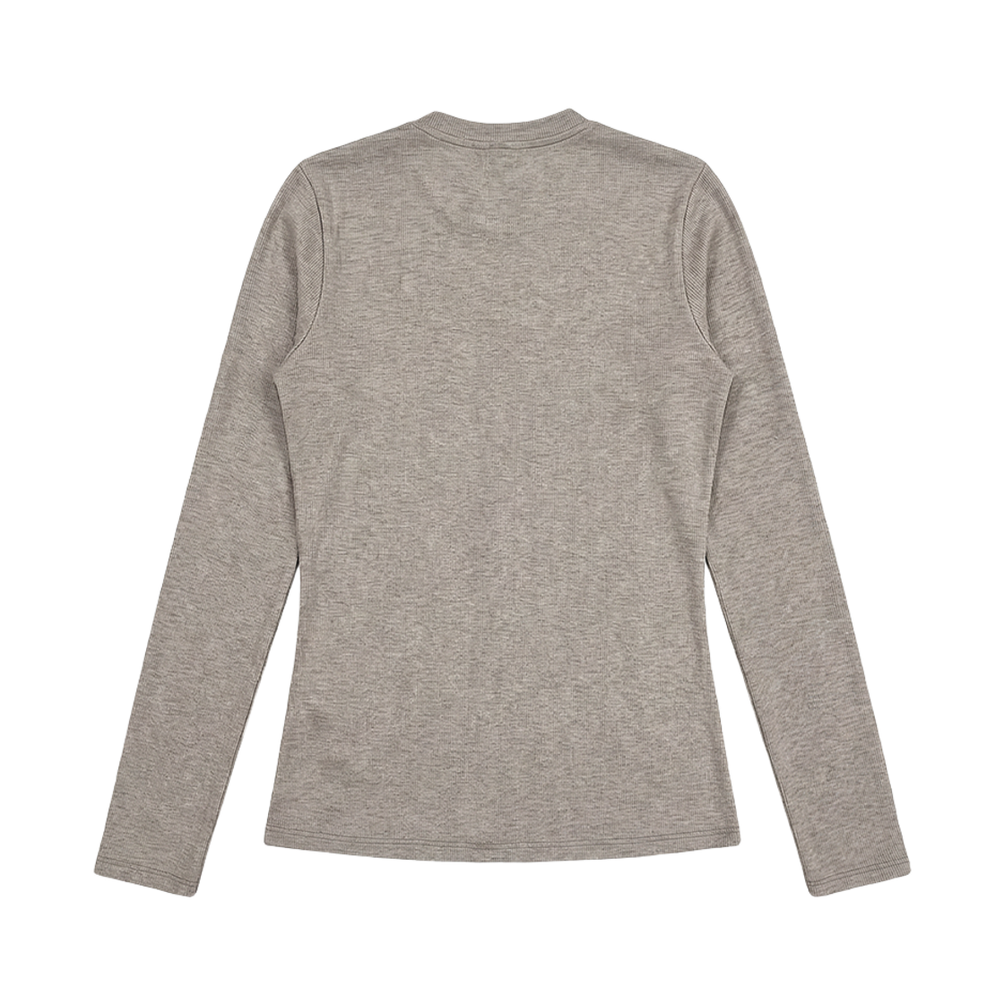 비엘알 소프트 핀턱 헨리 롱슬리브 베이지(BLR Soft Pin-tuck Henley Long Sleeve Beige) - 2
