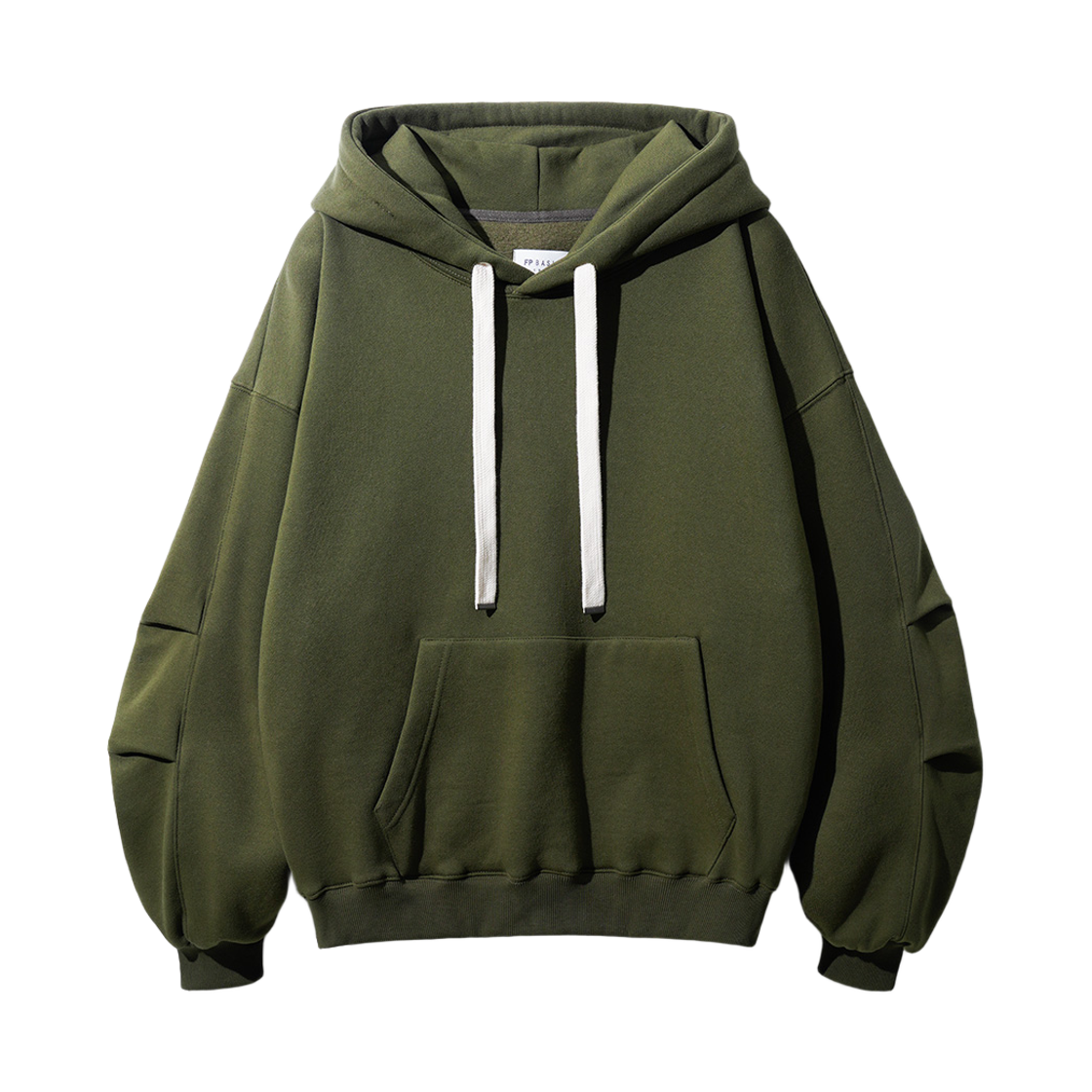 SJHD1433_khaki_29 FP142 Flow bow pleats hoodie khaki SJHD1433