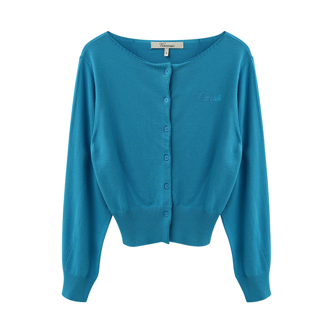 VV61KN03BL VIVACIOUS Essor Boat-neck Knit CD BLUE