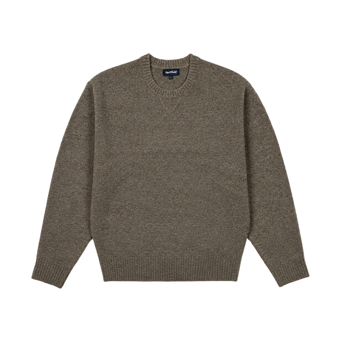 Clothes17 NUART STUDIO Arbo Odoramp Round Neck Knit Ash Brown