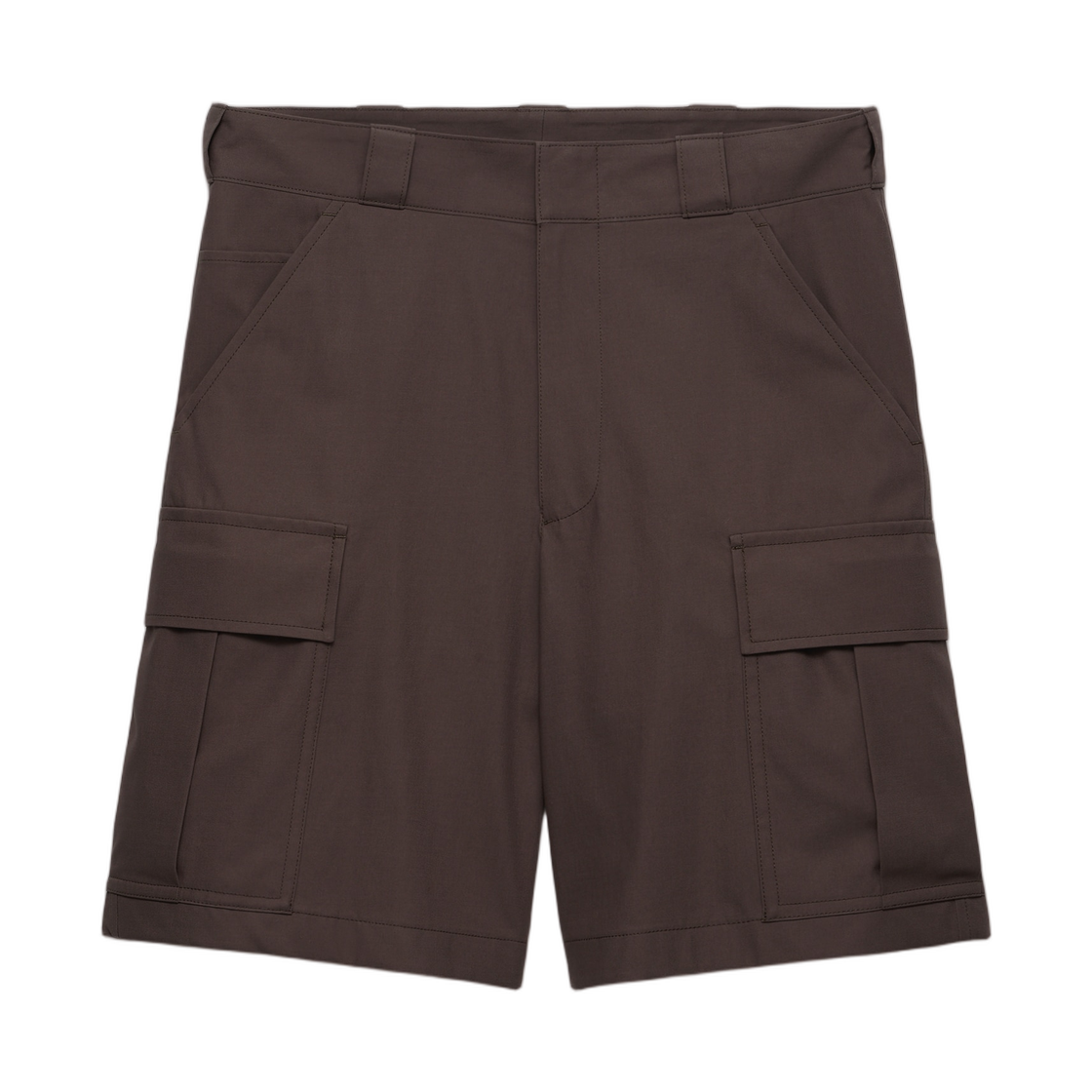 SPH535-6354-F0102 Prada Cotton Bermudas Swamp Green