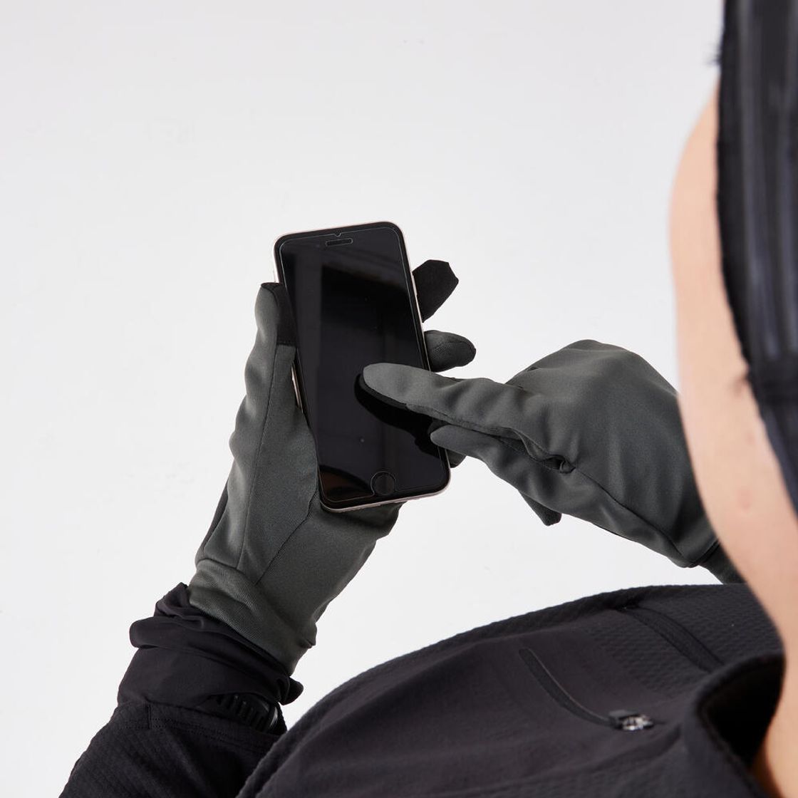 데카트론 러닝 터치스크린 장갑 웜 플러스 V2 어반 그린(Decathlon Running Touchscreen Gloves Warm+ V2 Urban Green) - 3