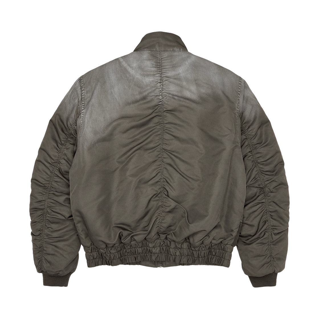 비엘알 페이디드 그라데이션 봄버 카키(BLR Faded Gradient Bomber Khaki) - 2