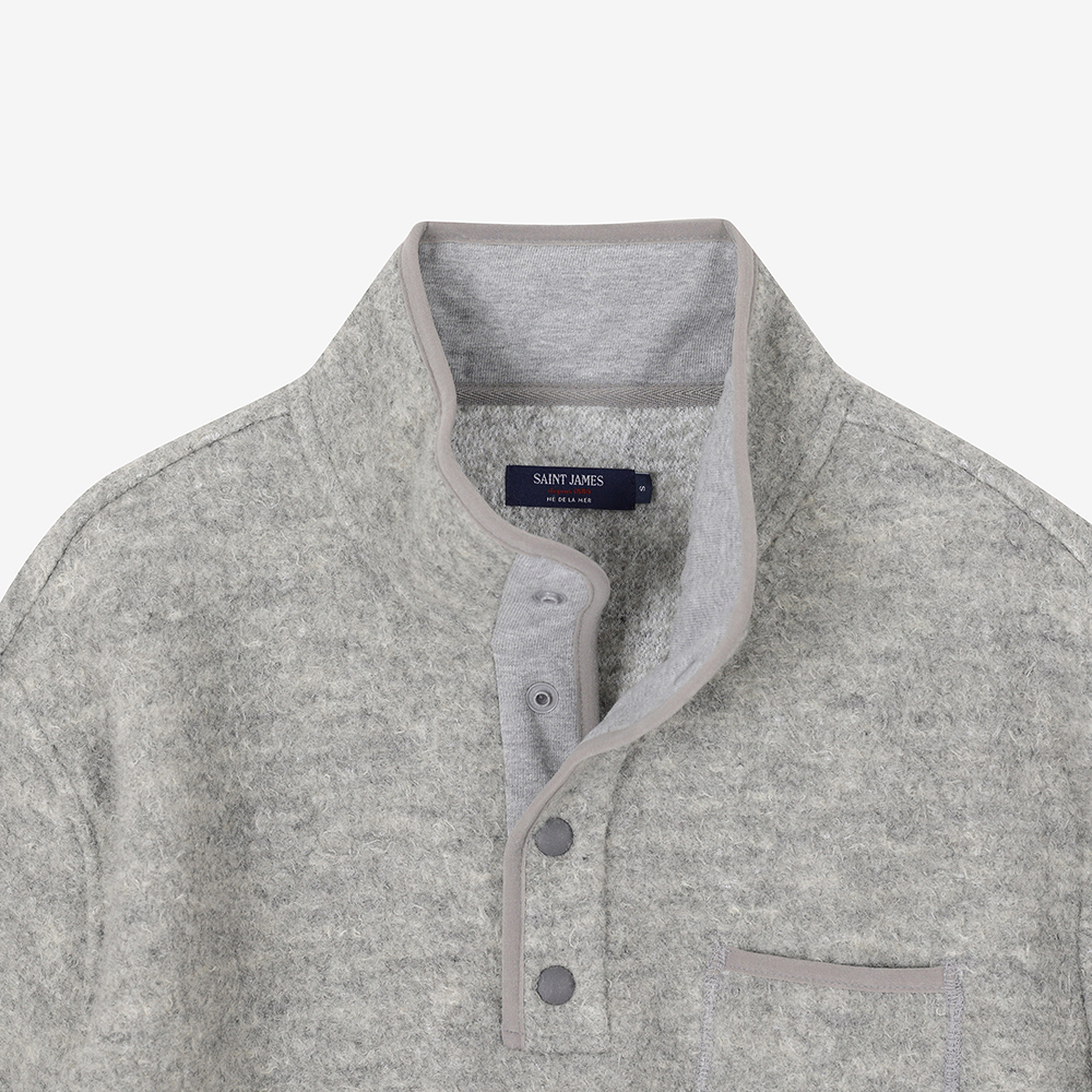 세인트제임스 봉봉 울 플리스 LGY ASJU2G3KR52-LGY(Saint James Bon Bon Wool Fleece LGY ASJU2G3KR52-LGY) - 3