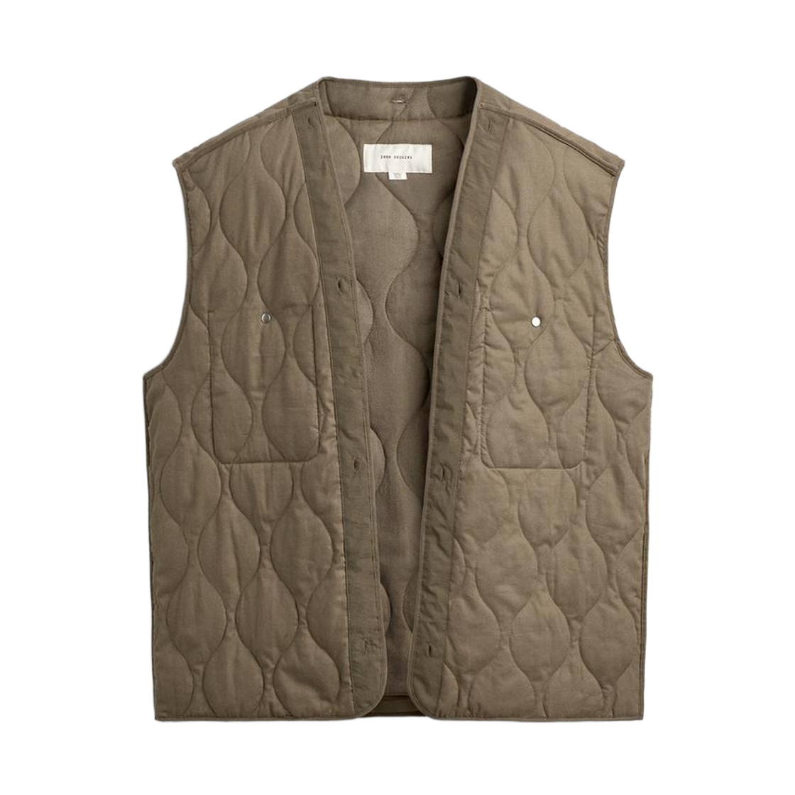 자라 디테처블 베스트 하이테크 파카 샌드(Zara Detachable Vest Hightech Parka Sand) - 2