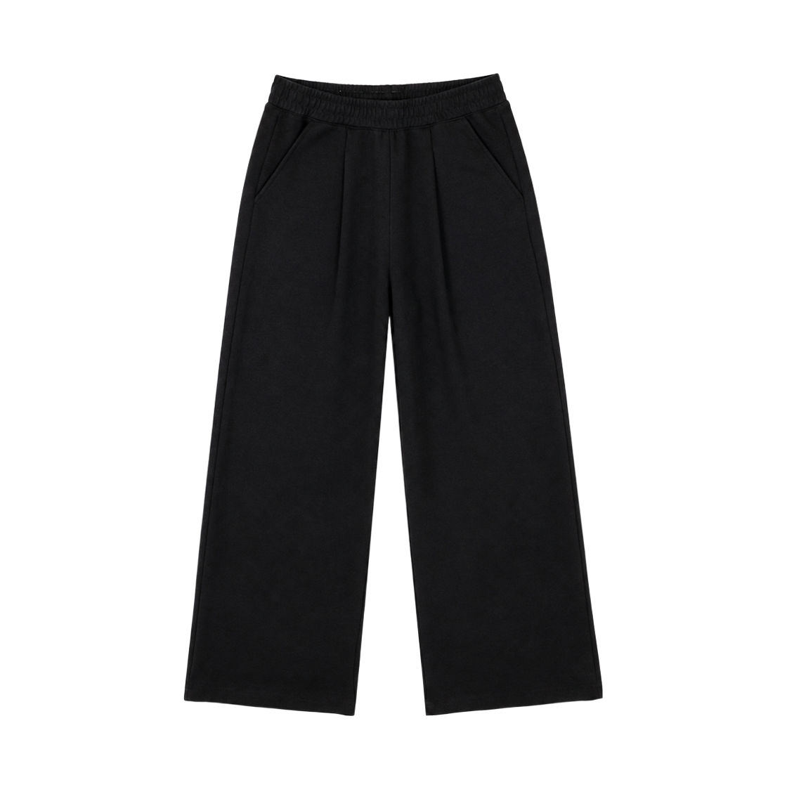 Clothes29 NUART STUDIO Semi-Wide Sweatpants Black