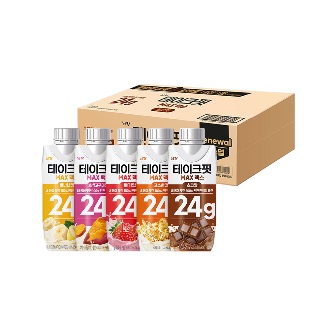 테이크핏 맥스 5종 24팩 골라담기 ( 택 1 )(Takefit Max 5-Flavor 24 Pack (Select 1))