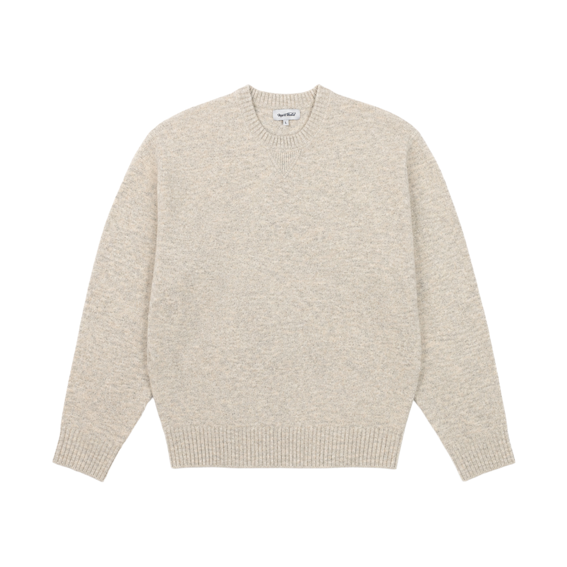 Clothes16 NUART STUDIO Arbo Odoramp Round Neck Knit Oatmeal