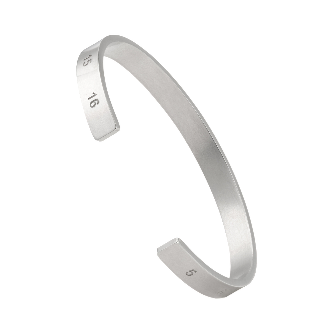 SM1UY0108P9246121 (W) Maison Margiela Numeric Cuff 6.5mm Null