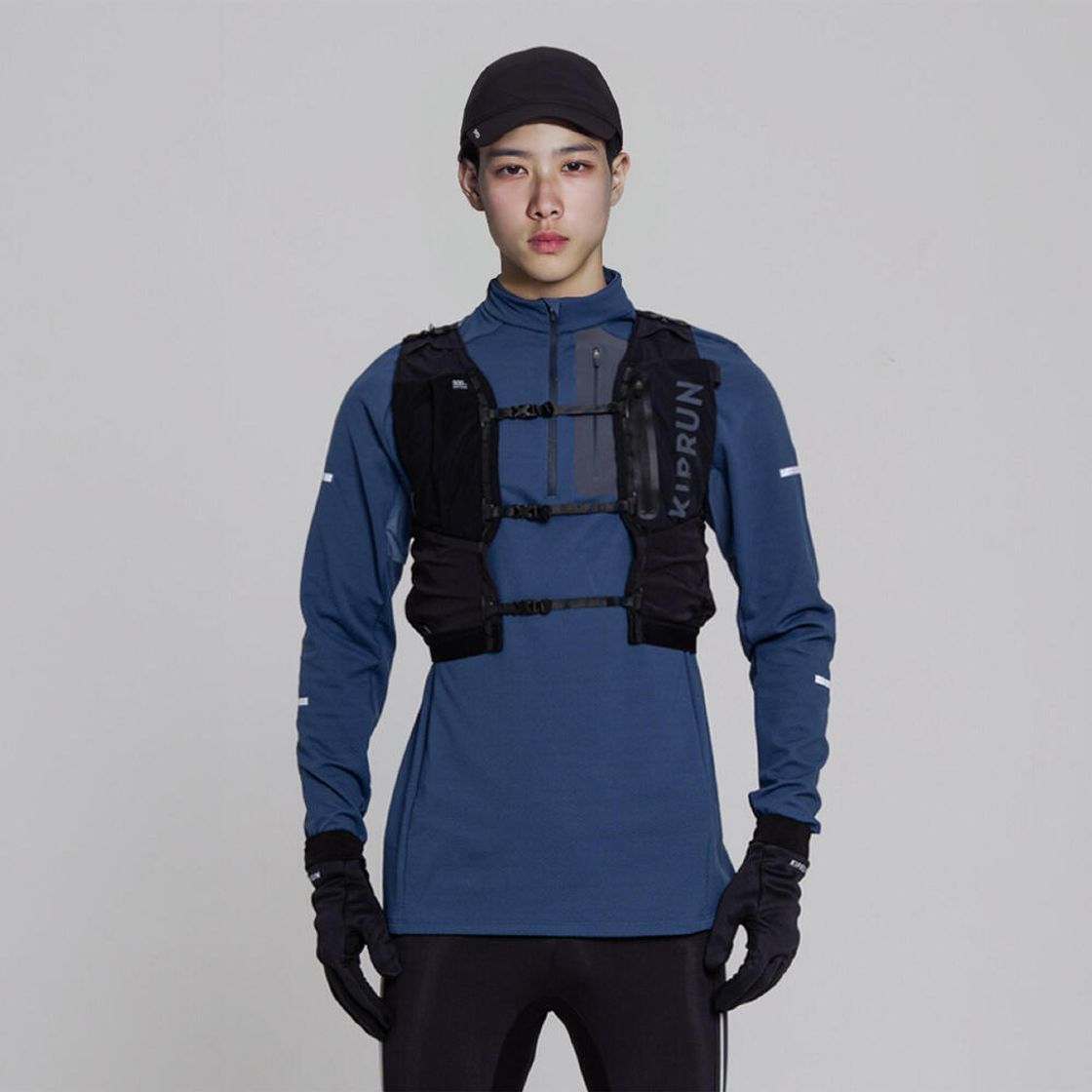 데카트론 러닝 터치스크린 장갑 웜 플러스 V2 스모크 블랙(Decathlon Running Touchscreen Gloves Warm+ V2 Smoke Black) - 6