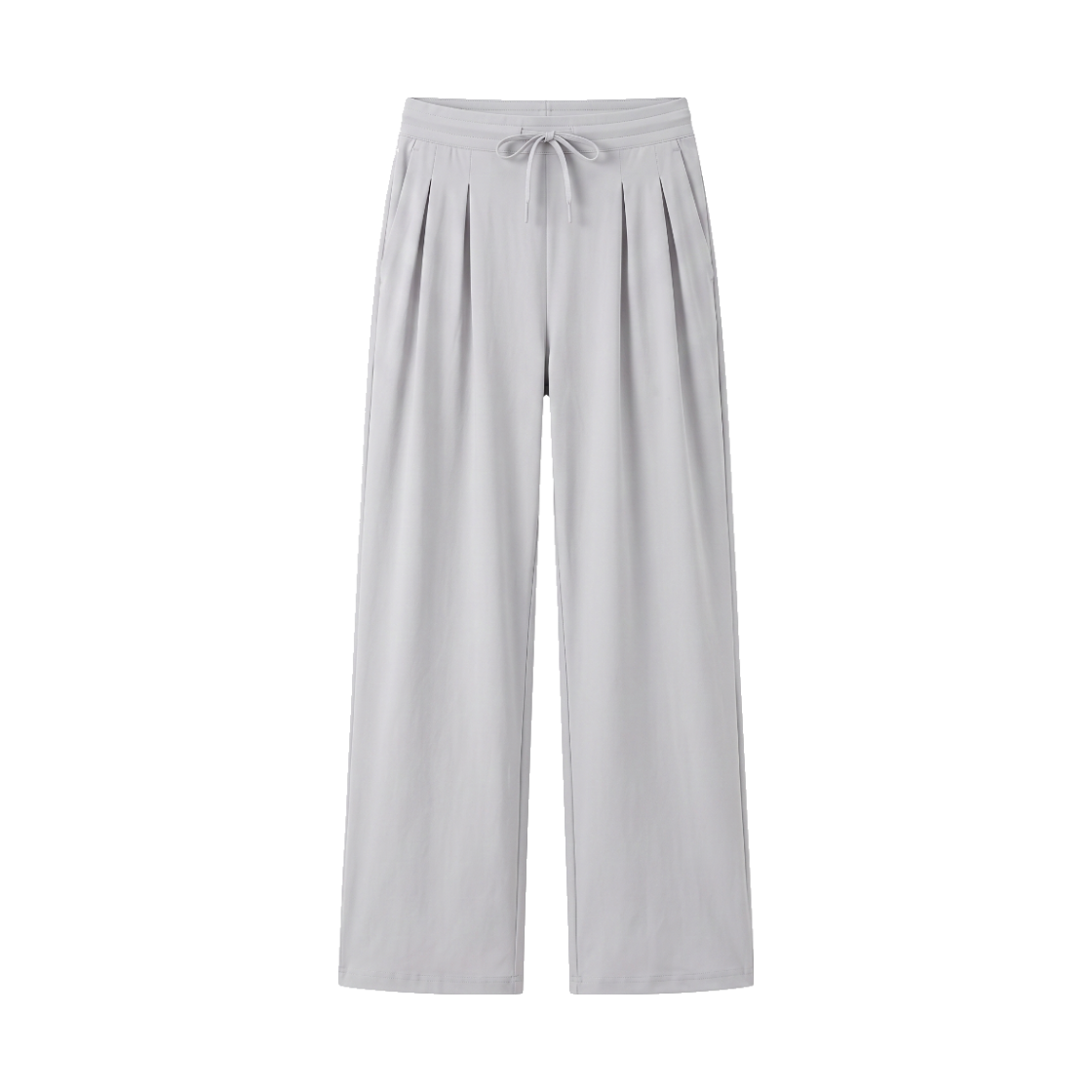 8985099 Decathlon Women's Running Pants Run Dry Cooling 500 Silver Grey