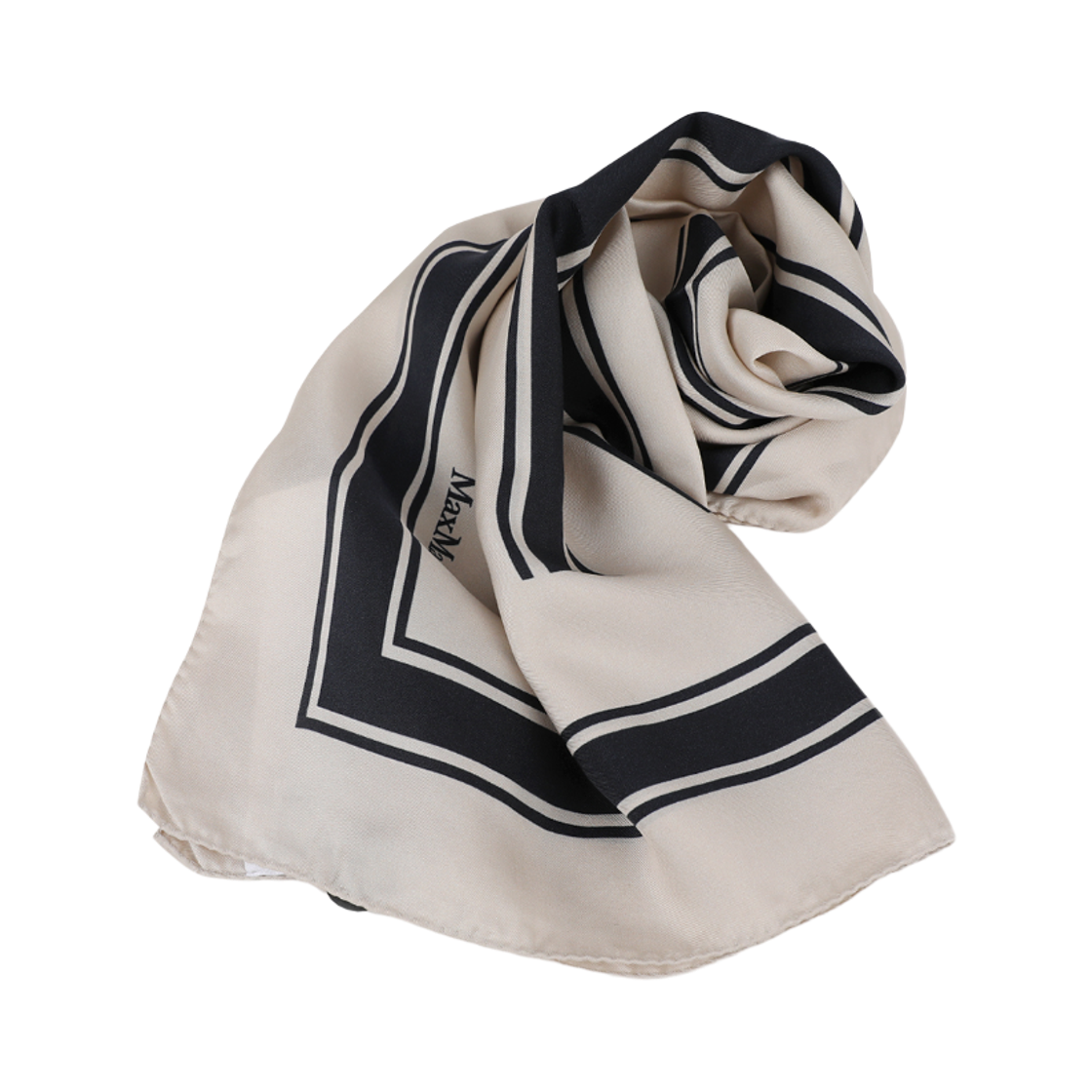 AFA-001 (W) Max Mara Afa Silk Scarf Ultramarine