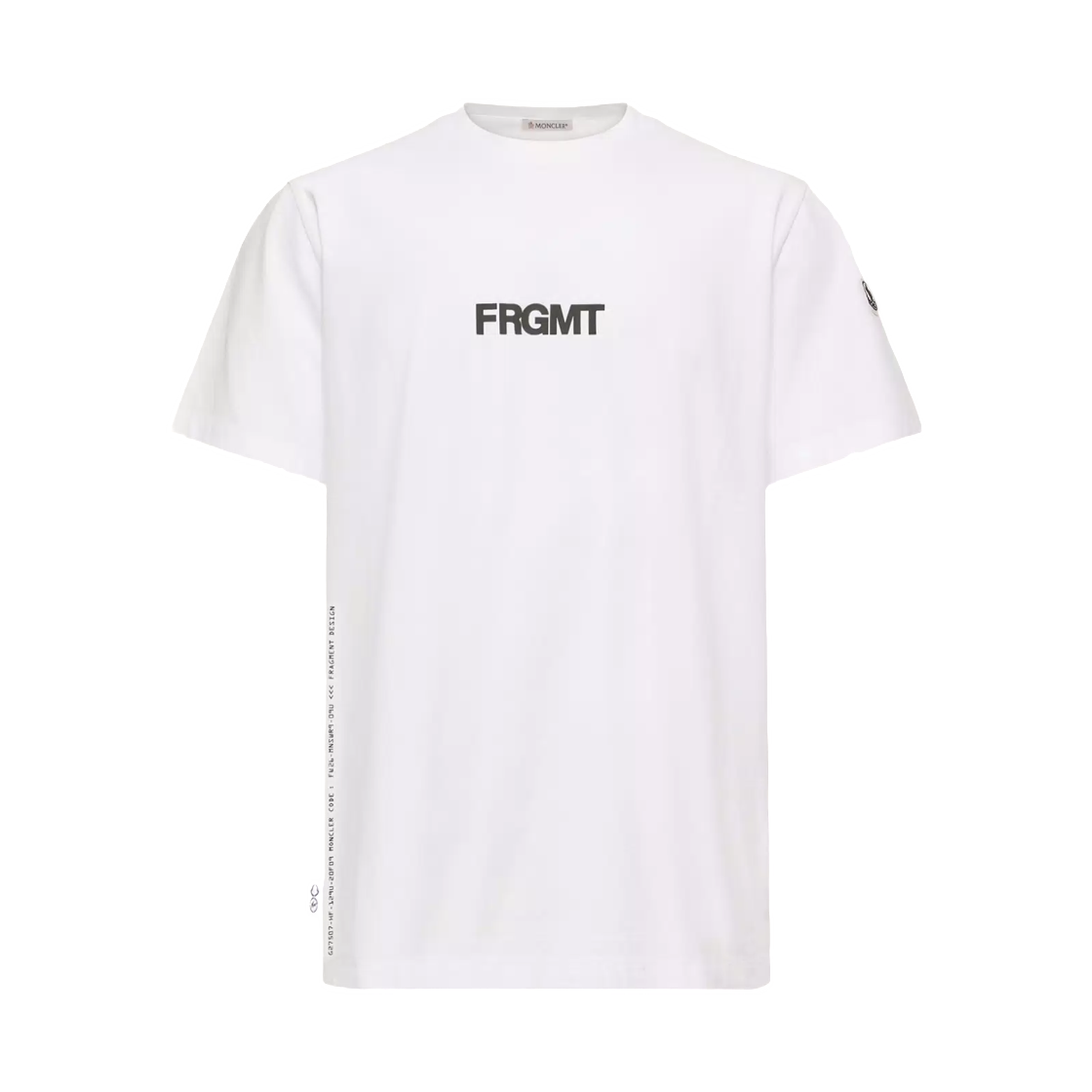L2-09U-8C00002-89AZI-001 Moncler x Fragment Dog Print Cotton T-Shirt White - 26FW