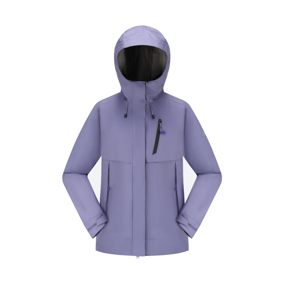 8987305 Decathlon Women's Hiking Rain Jacket NH900 Foggy Purple