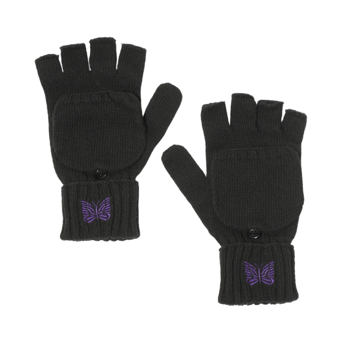 니들스 컨버터블 그로브 셰틀랜드 울 블랙(Needles Convertible Grove Shetland Wool Black)