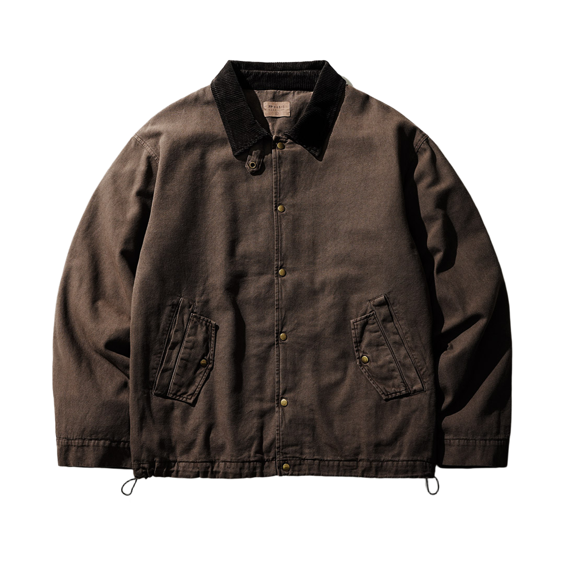 KHOT1490_brown_29 FP142 Pigment dyed city walk jacket brown KHOT1490