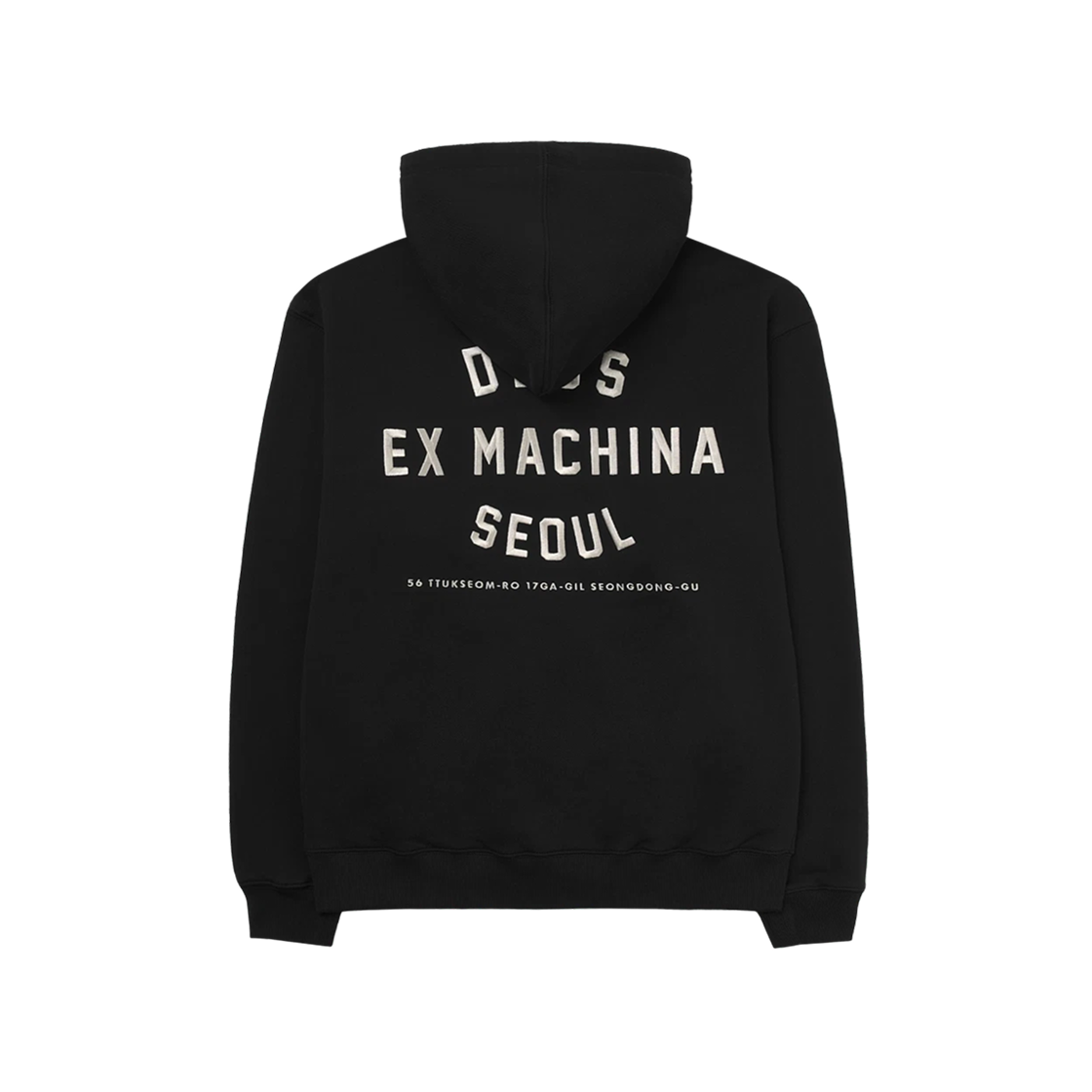 데우스 엑스 마키나 컬리지 어드레스 후드 집업 블랙(Deus Ex Machina College Address Hoodie Zip Up Black)