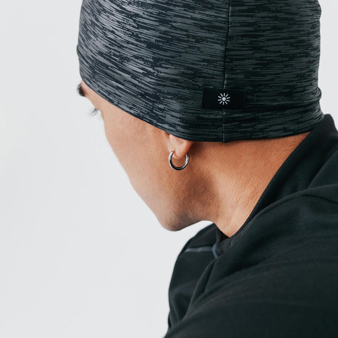 데카트론 러닝 비니 웜 플러스 스모크 블랙(Decathlon Running Beanie Warm+ Smoke Black) - 3