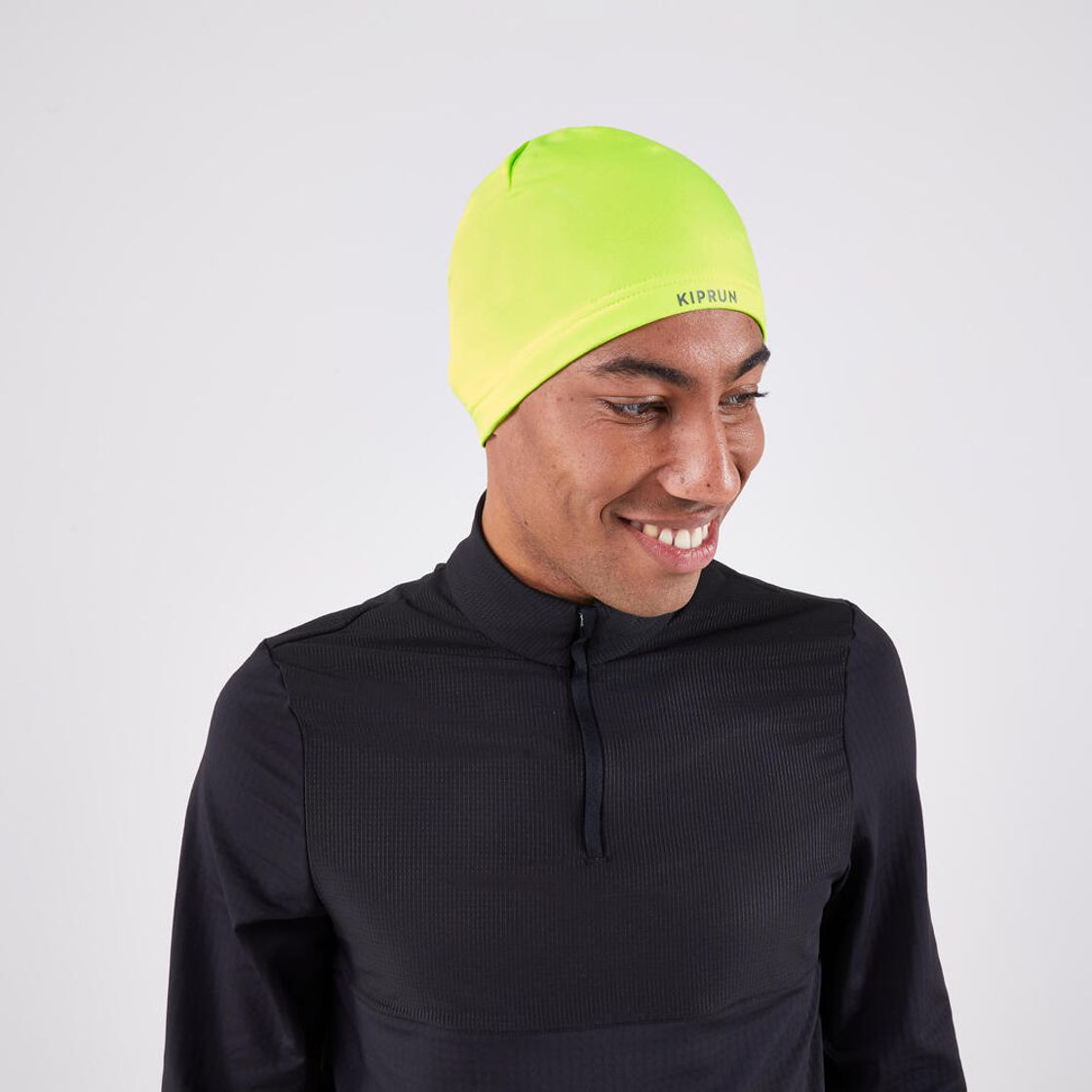 데카트론 러닝 비니 웜 플러스 플루오 애시드 옐로우(Decathlon Running Beanie Warm+ Fluo Acid Yellow) - 4
