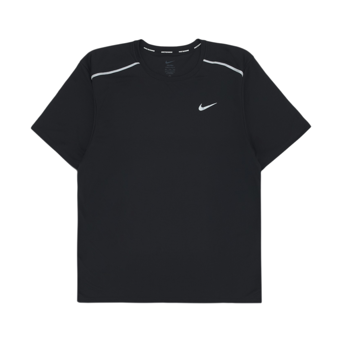 IF2083-010 Nike Miler Dri-Fit Short Sleeve Running Top Black - Asia
