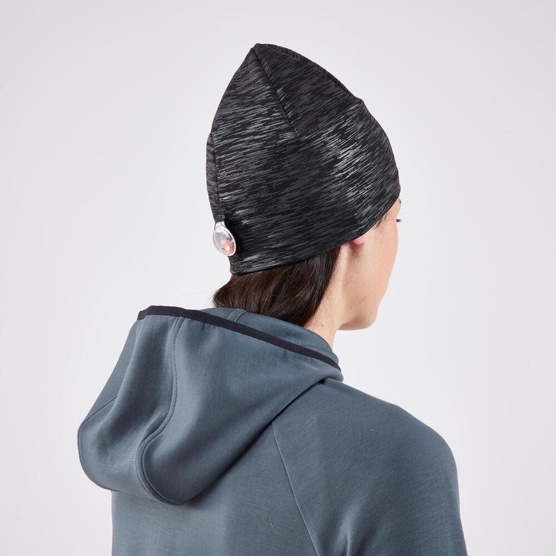 데카트론 러닝 비니 웜 플러스 스모크 블랙(Decathlon Running Beanie Warm+ Smoke Black) - 5