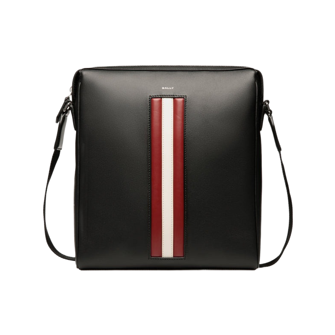 6308451 Bally Mythos Crossbody Bag in Recycled Leather Black