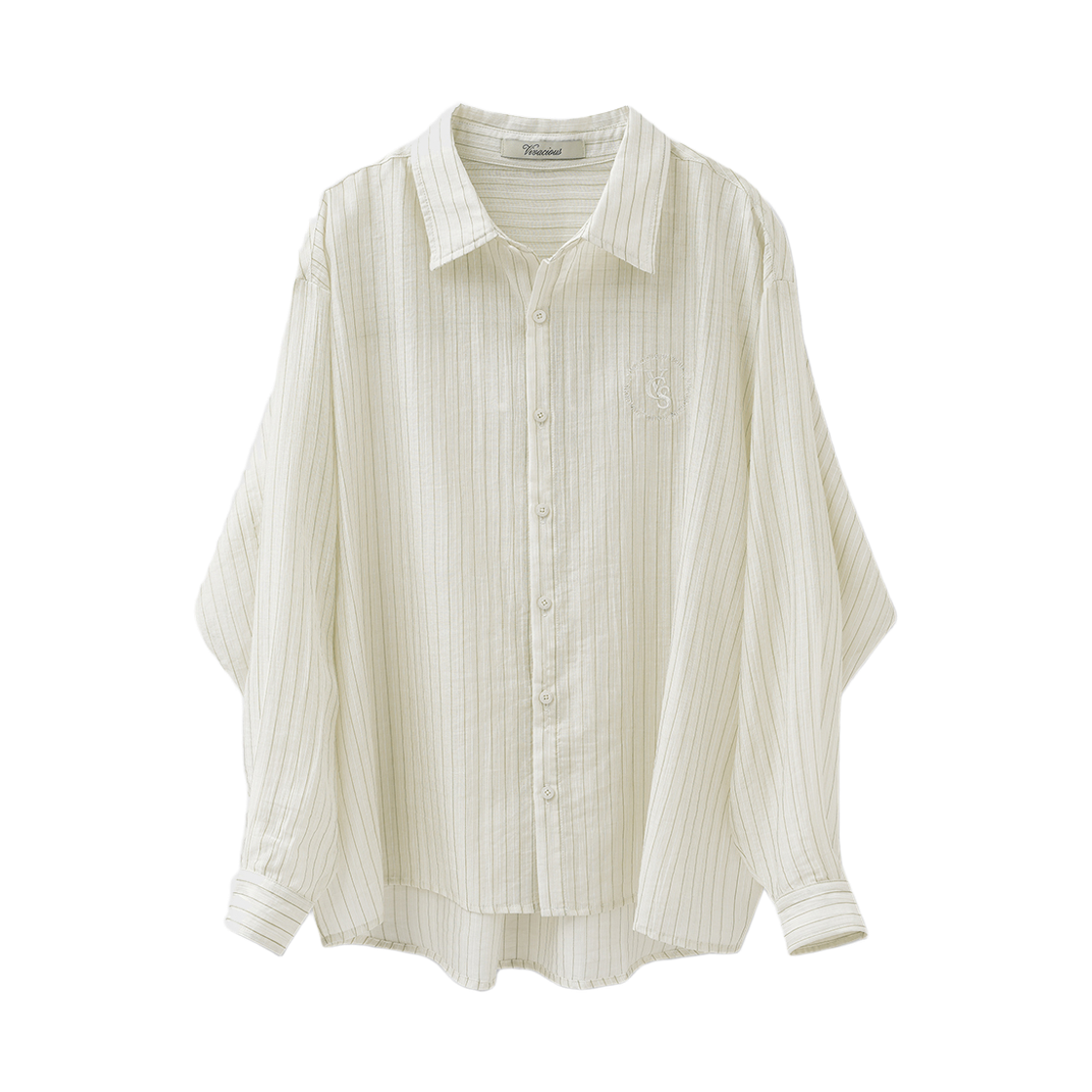 VV61SH08WH VIVACIOUS Aile Stripe Shirt WHITE