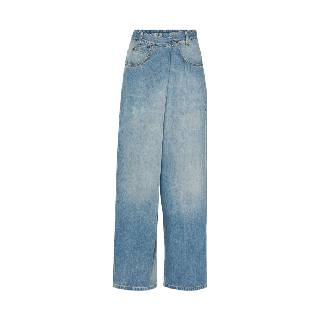 S51LA0188M30034962 (W) Maison Margiela Wrap Denim Jeans Blue Jeans