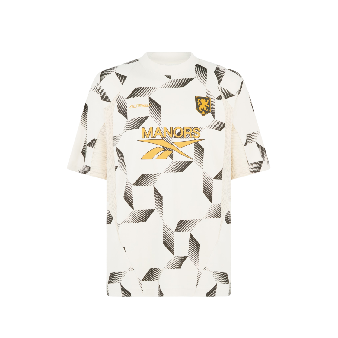 MG16399005 Manors Golf X Reebok Course Mockneck Polo Pebble