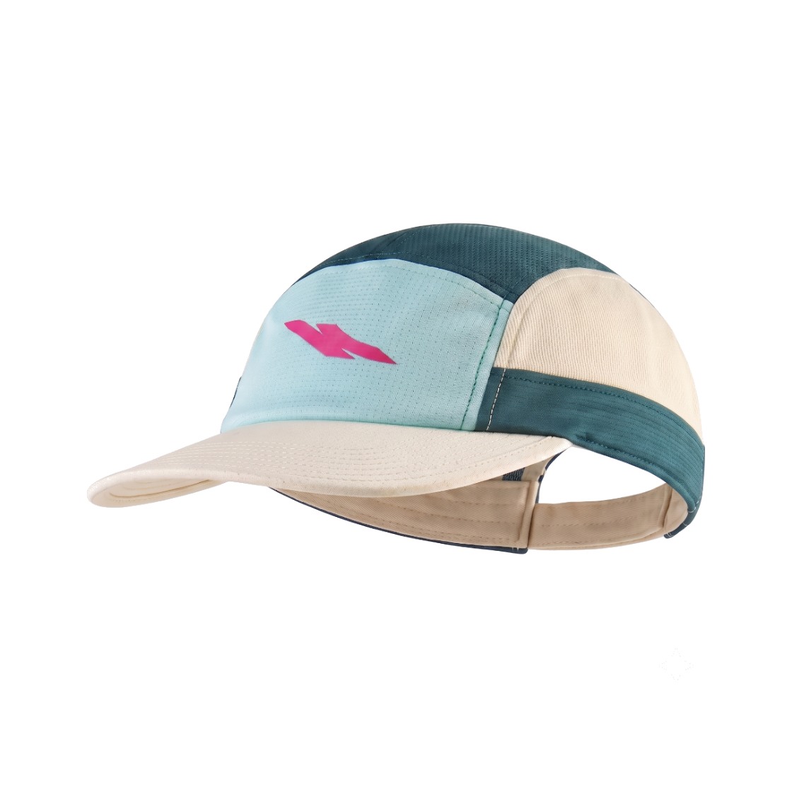 8945024 Decathlon Running 5-Panel Cap Teal Blue