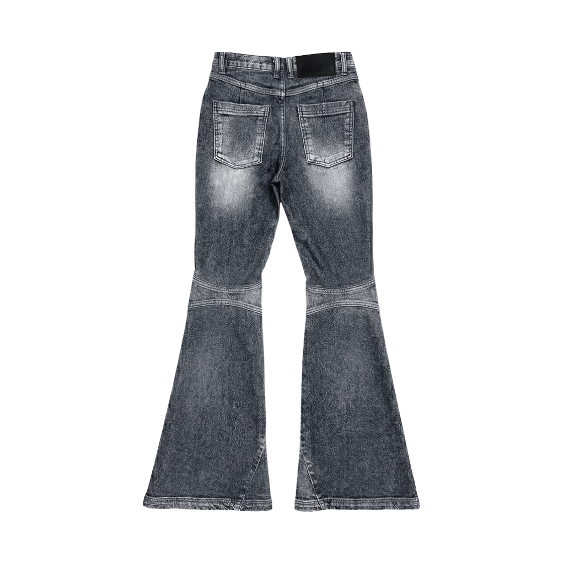 비엘알 크러쉬 더블 라인 워싱 데님 팬츠 그레이(BLR Crush Double Line Washing Denim Pants Grey) - 2