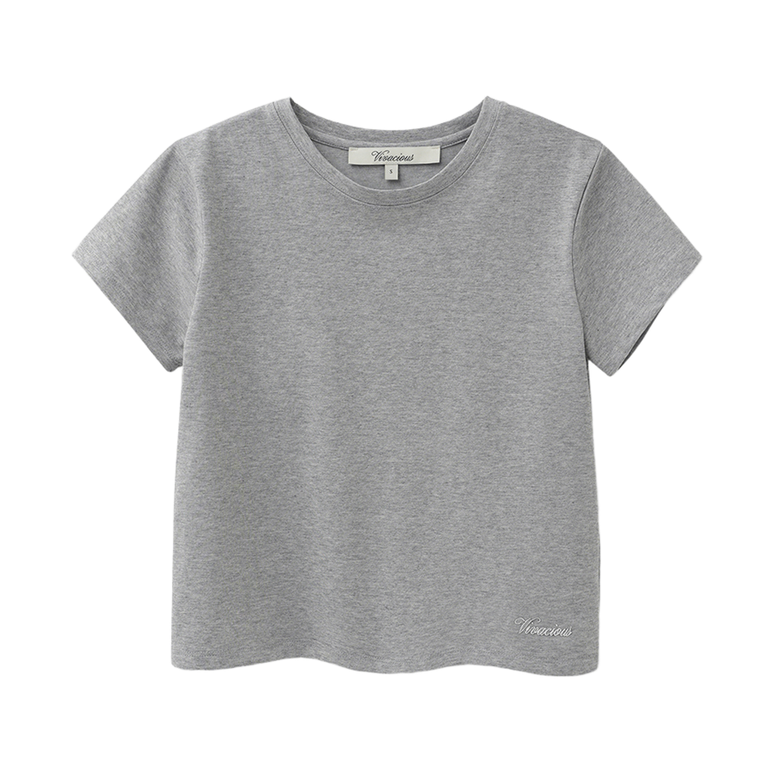 VV62TS04ML VIVACIOUS Dua Cool Basic Tee MELANGE