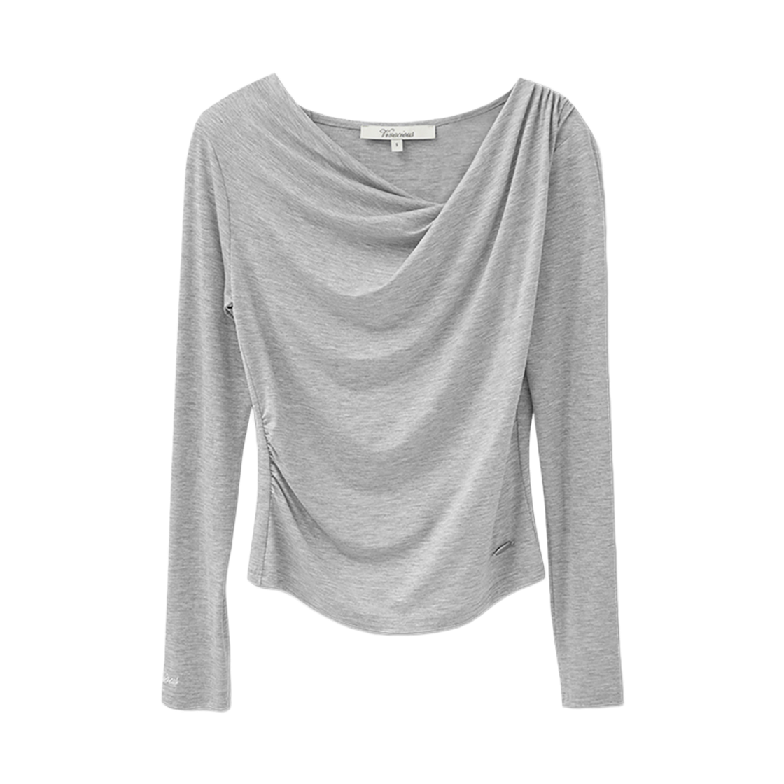 VV61TS10MEL VIVACIOUS Dalli Drape Tee Melange