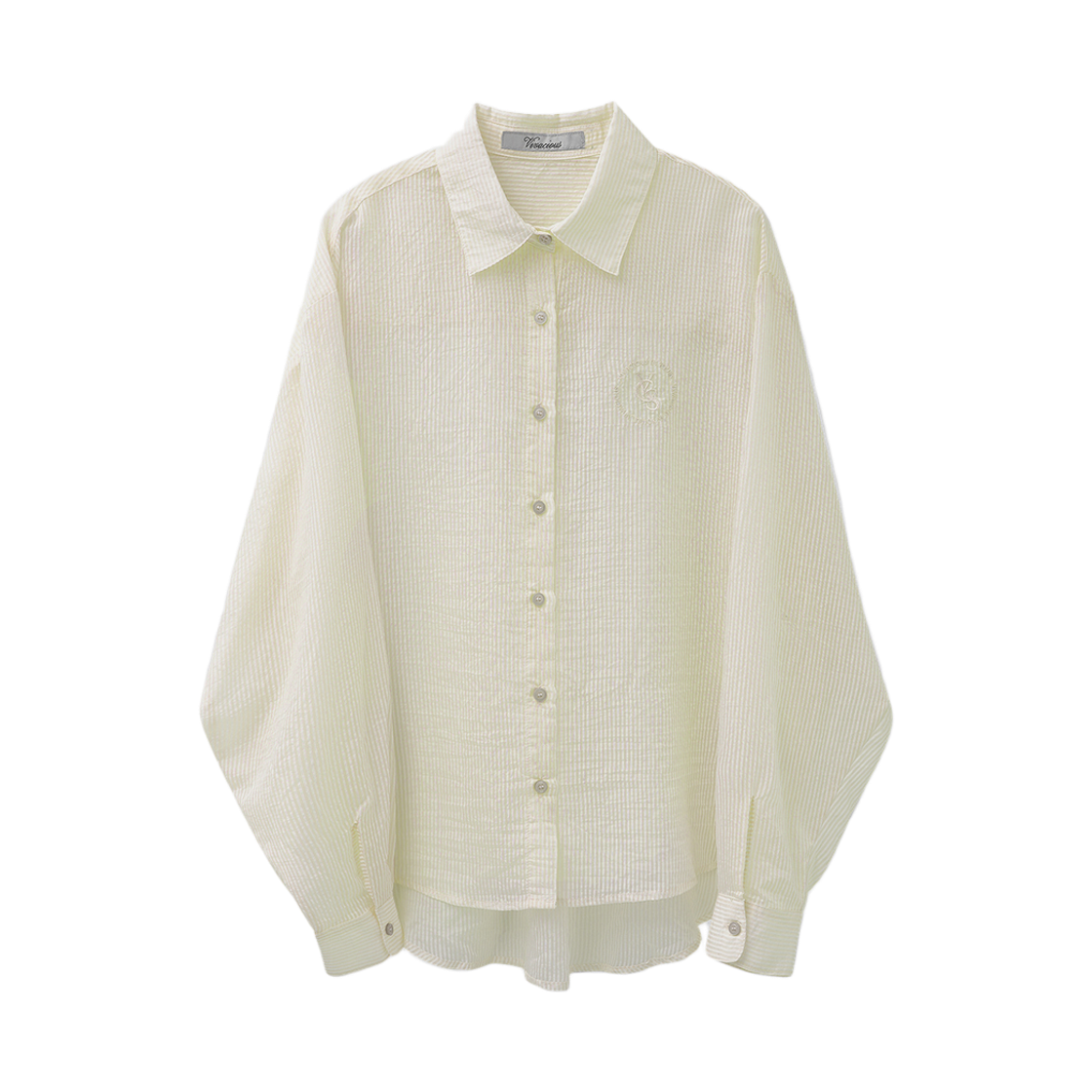 VV61SH09YE VIVACIOUS Ylang Stripe Shirt YELLOW