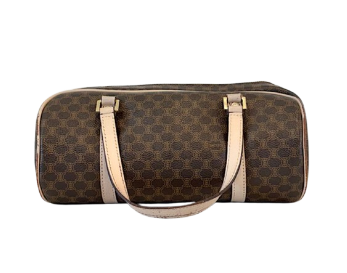 ITSLE86A28EG Celine Macadam Round Boston Barrel Bag