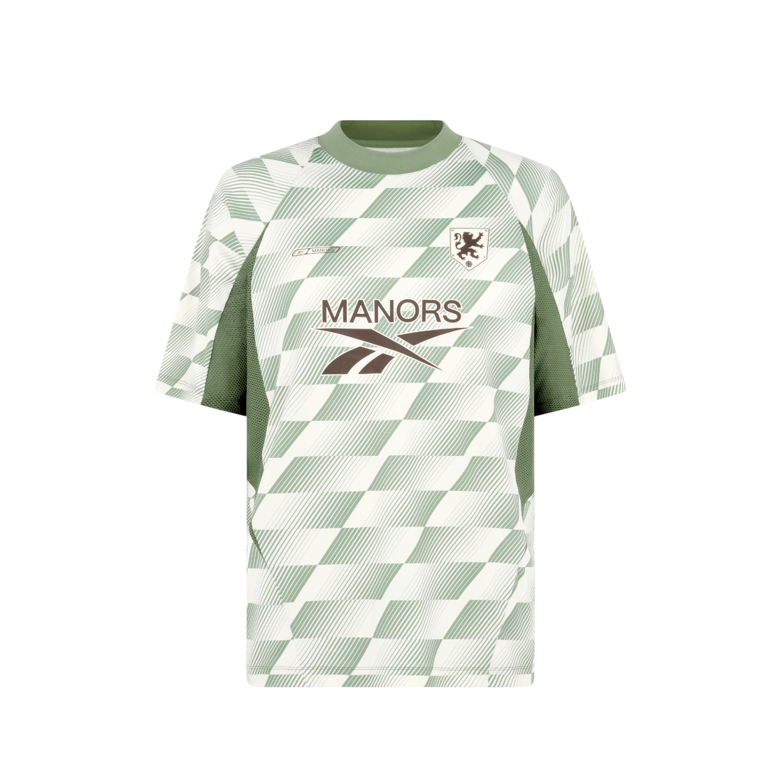 MG16399006 Manors Golf X Reebok Course Mockneck Polo Legacy Green