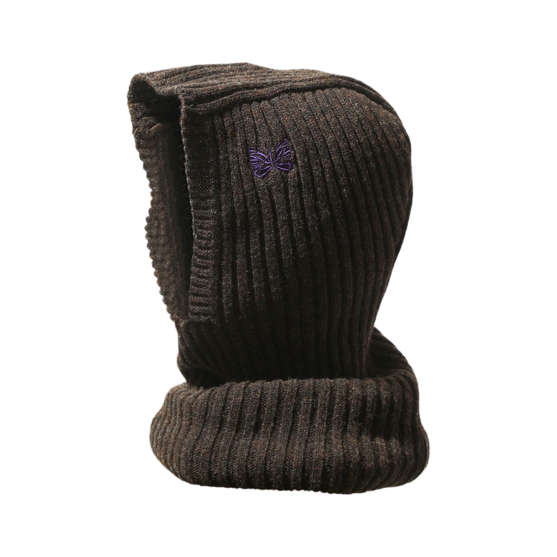 TY063A Needles Balaclava Shetland Wool Umber