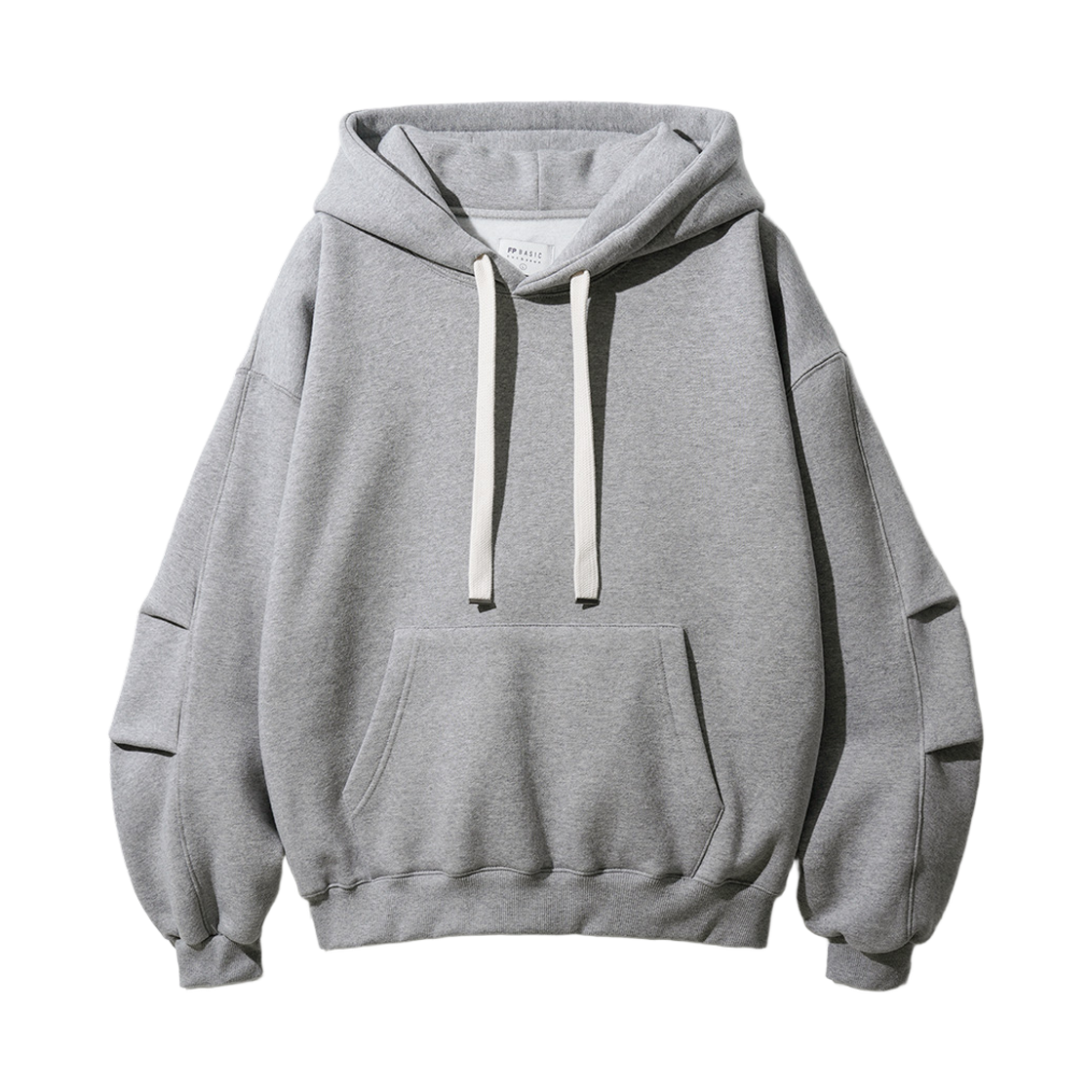 SJHD1433_gray_29 FP142 Flow bow pleats hoodie gray SJHD1433