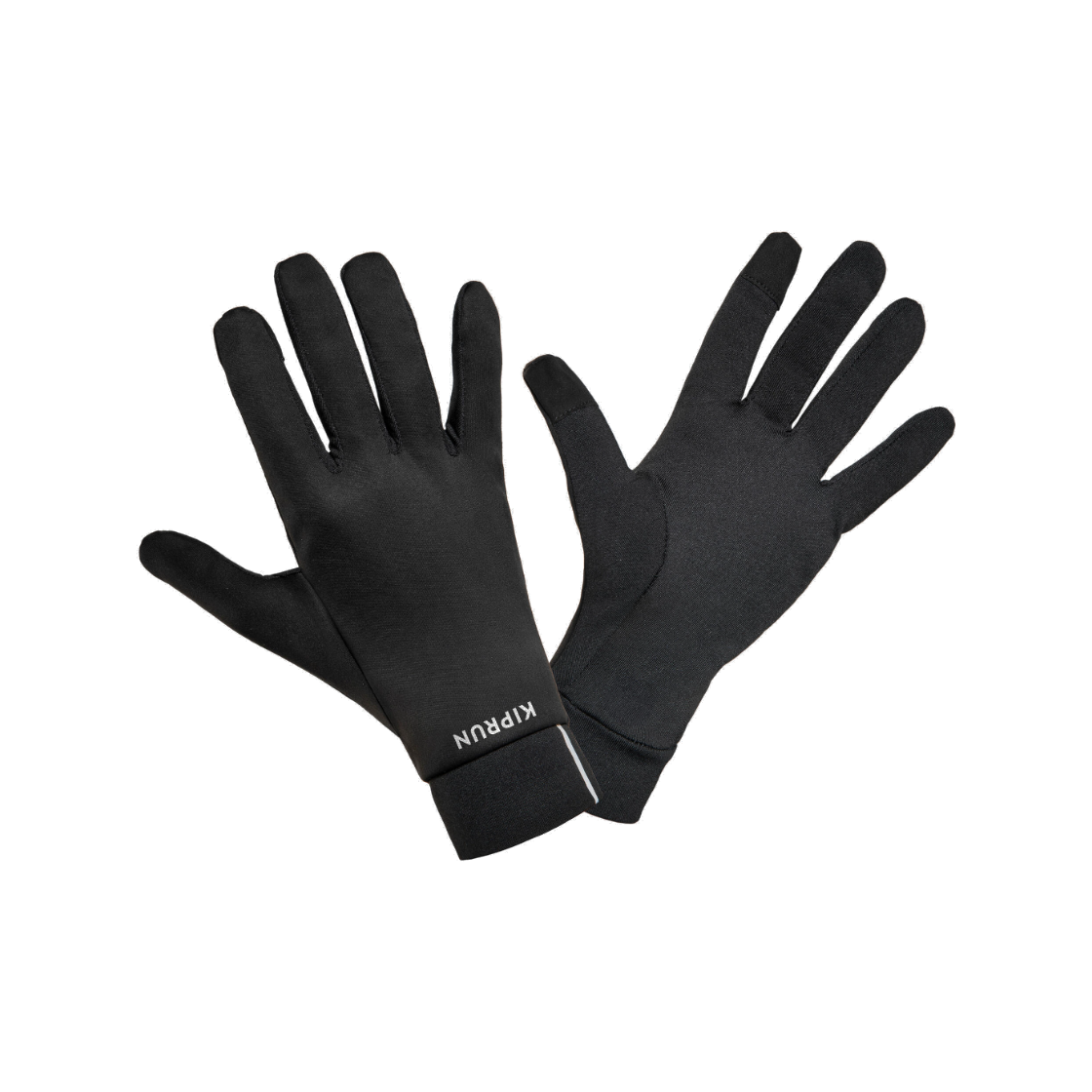 데카트론 러닝 터치스크린 장갑 웜 플러스 V2 스모크 블랙(Decathlon Running Touchscreen Gloves Warm+ V2 Smoke Black)