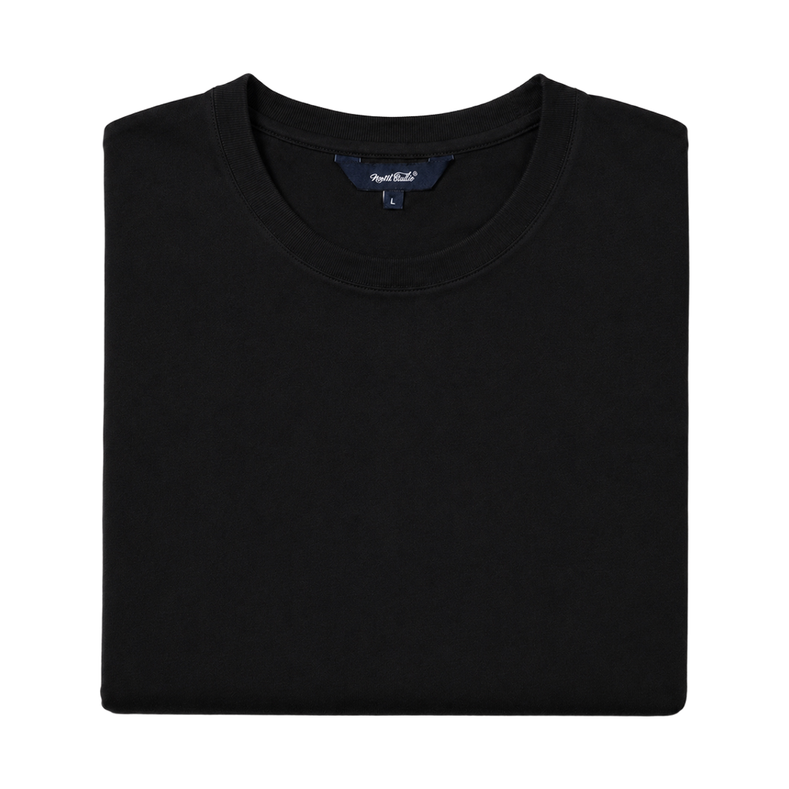 누아트 스튜디오 플로우 크롭 긴팔 티셔츠 블랙(NUART STUDIO Flow Cropped Long Sleeve T-Shirt Black) - 2