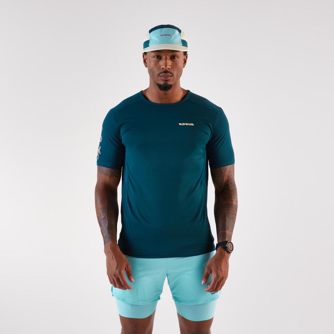 데카트론 러닝 5패널 캡 모자 틸 블루(Decathlon Running 5-Panel Cap Teal Blue) - 6