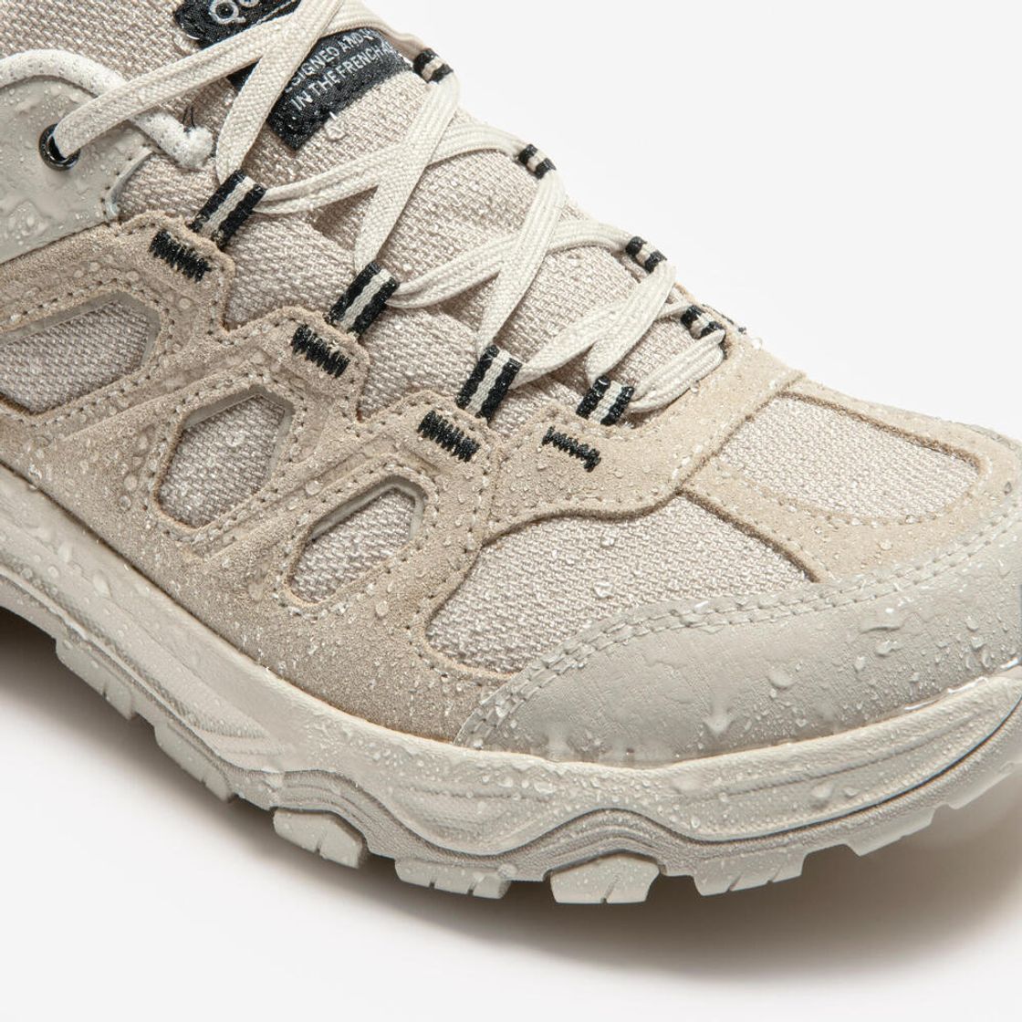 데카트론 여성 방수 단목 하이킹화 MH500 WP 루나 베이지(Decathlon Women's Waterproof Low Hiking Shoes MH500 WP Lunar Beige) - 2