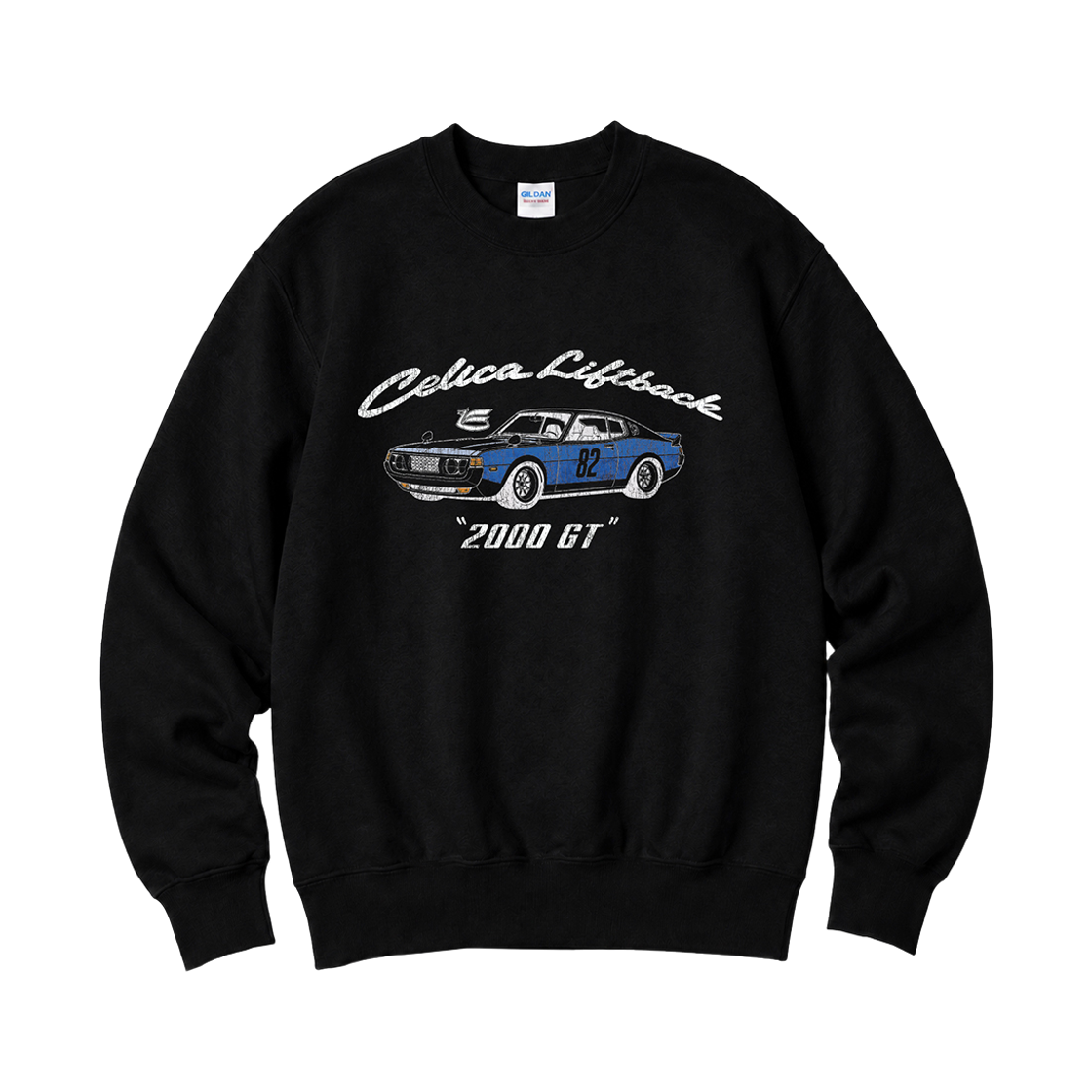 88000_copy Gildan X Vintage Collection 2000GT Crewneck Sweat shirt Black