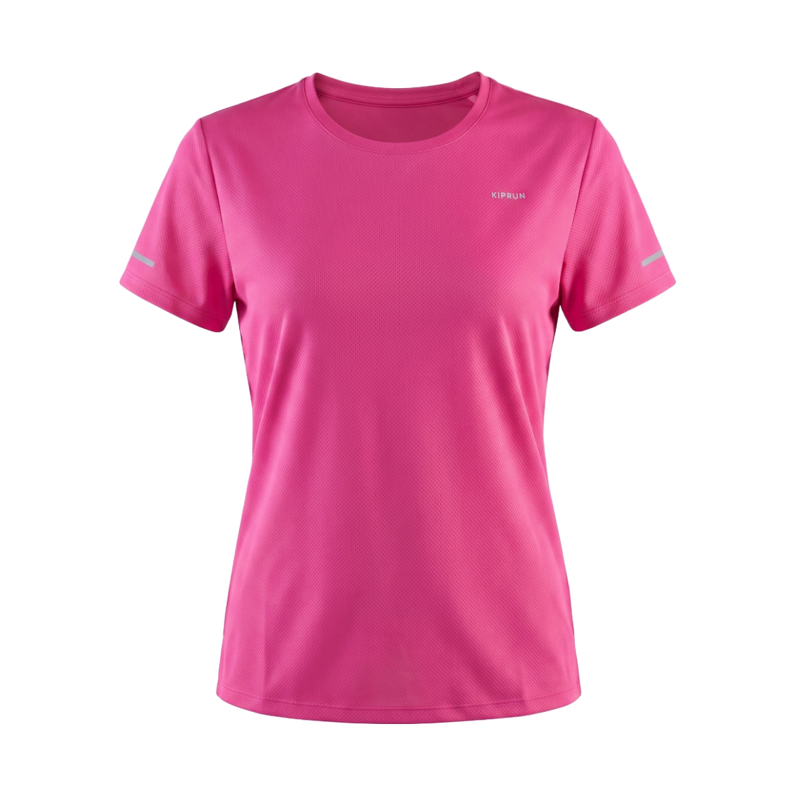 데카트론 여성 러닝 반팔 티 런 드라이 500 푸시아 핑크(Decathlon Women's Running Short Sleeve T-Shirt Run Dry 500 Fuchsia Pink)